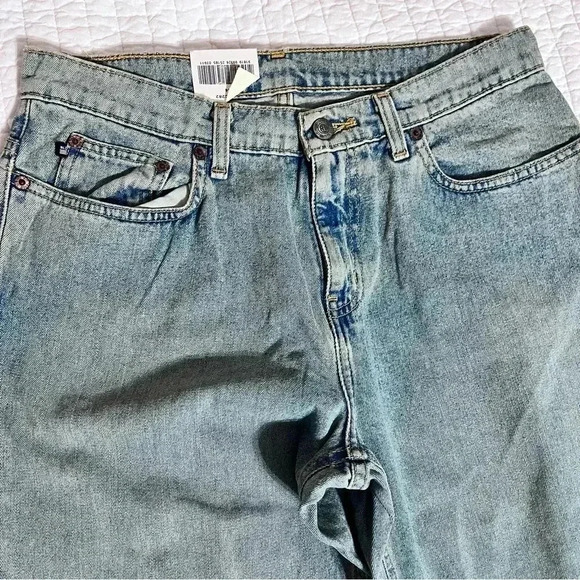 Ralph Lauren Polo Cropped Saturday Light Wash Jeans Size 8 Vintage NWT - Picture 11 of 12